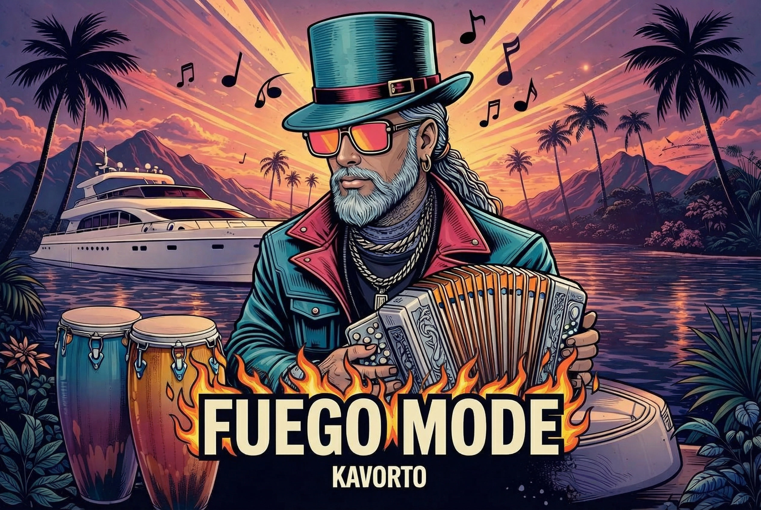 Kavorto "Fuego Mode"album cover